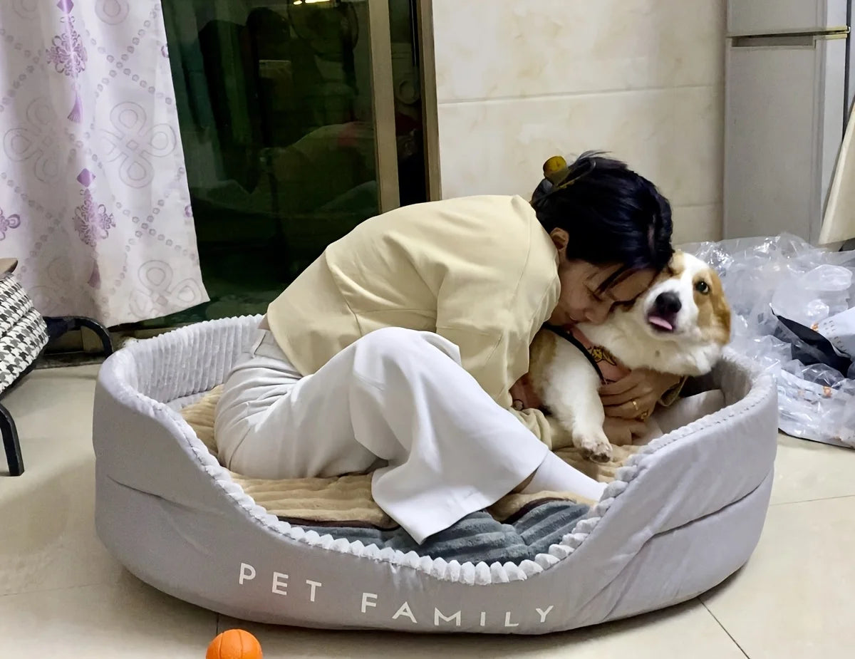Ultra-soft luxury dog beds and kennels – pet beds – plush, resistant to biting, dirt-proof, with the highest level of comfort