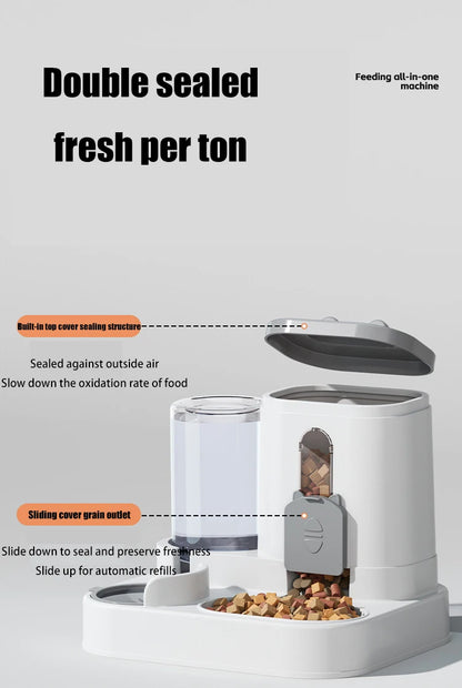 Automatic Pet Feeder & Water Bowl 🐶🐱💧