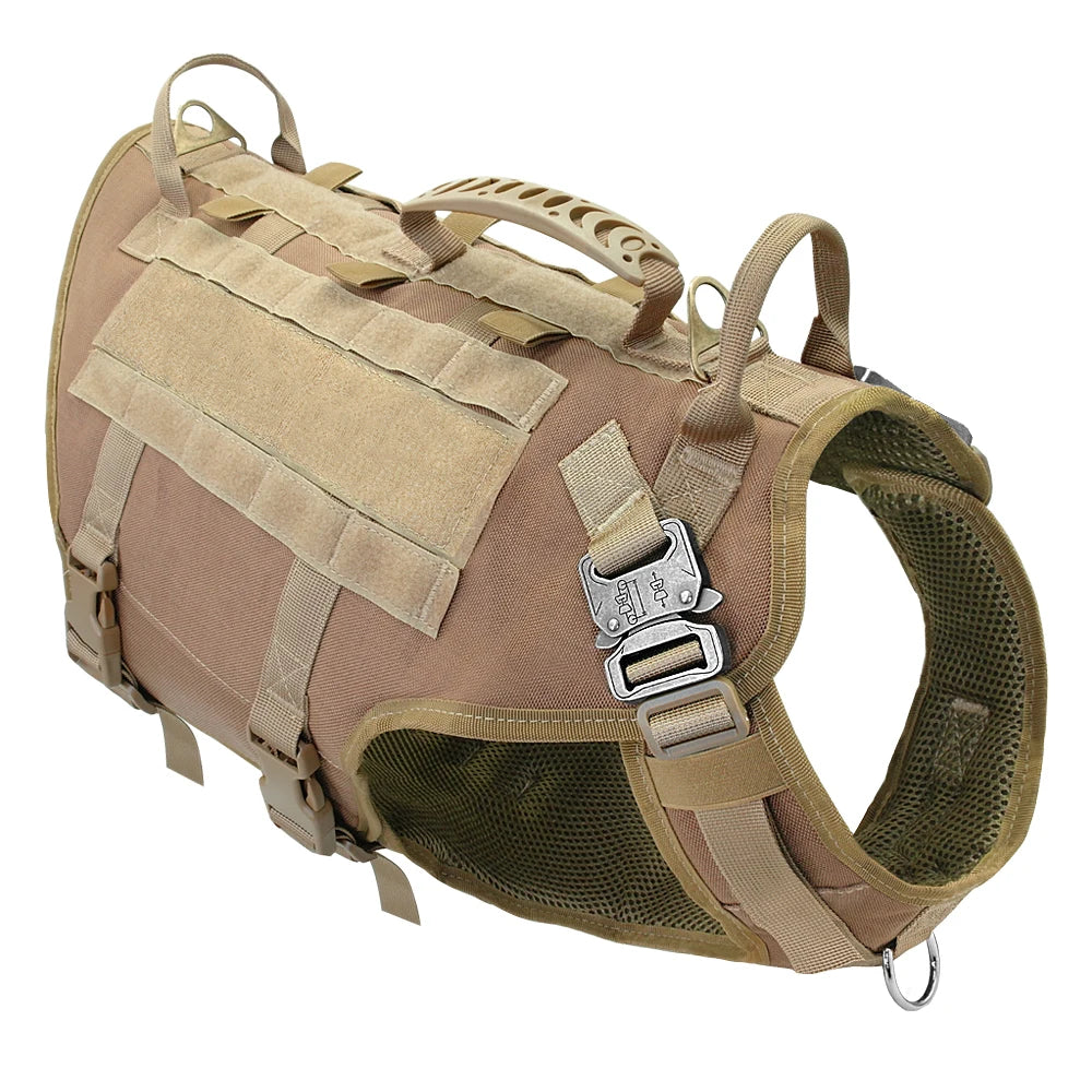 Tactical No-Pull Dog Harness 🐕🛡️