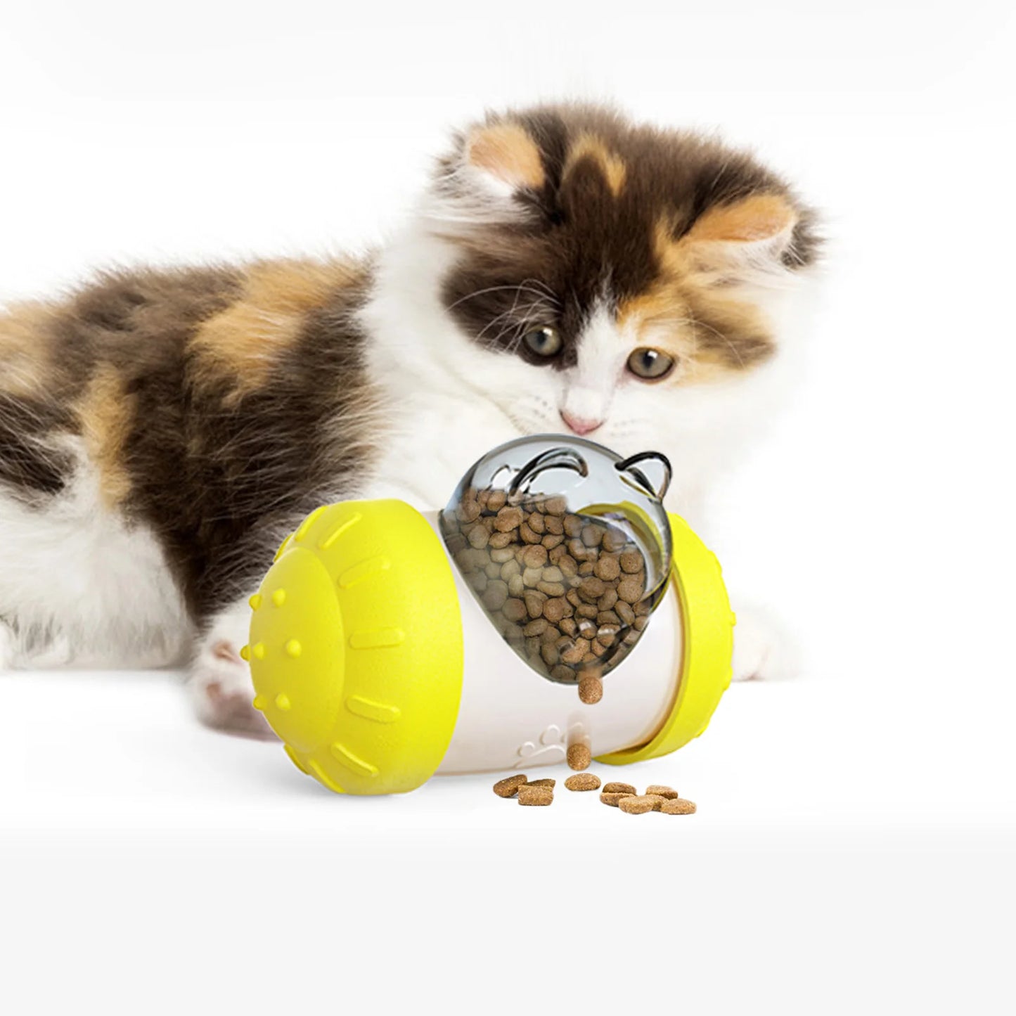 Dog Treat Dispensor Toy For Small Big Dogs Tumbler Interactive Toys Puppy Cat Slow Food Feeder Dispenser IQ Training Pet