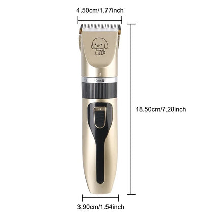 Professional 4-in-1 Electric Pet Grooming Tool Set Dog Hair Clippers USB Rechargeable Pets Haircut Trimmer Shaver Cats Supplies