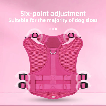 Tactical Dog Harness for Large Dogs, Heavy Duty No Pull Dog Harness with Handle