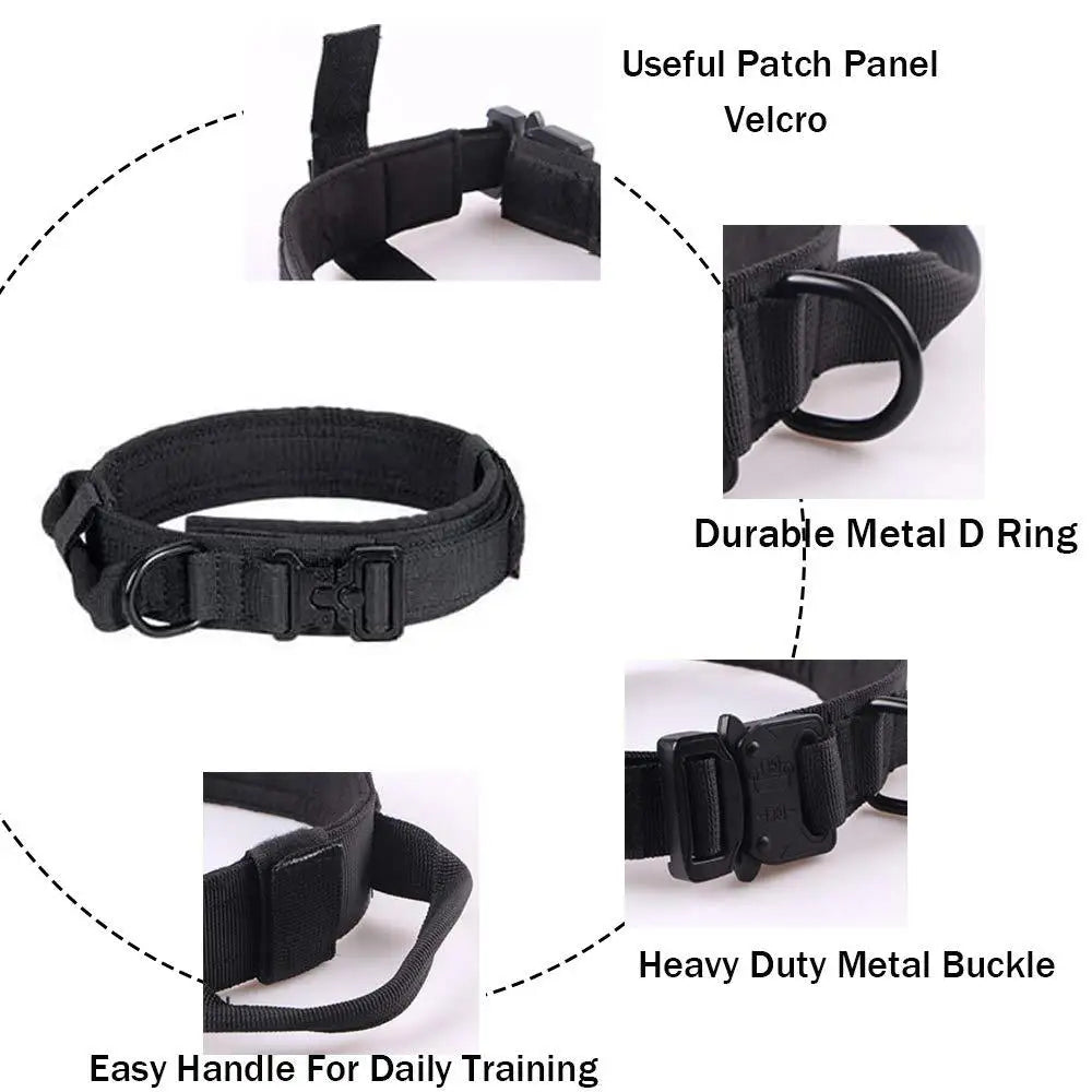 Tactical Nylon Dog Collar & Muzzle 🐕🛡️ k