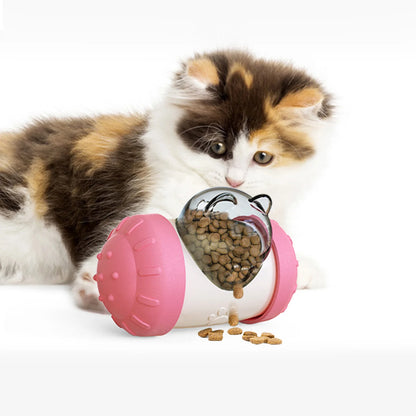 Dog Treat Dispensor Toy For Small Big Dogs Tumbler Interactive Toys Puppy Cat Slow Food Feeder Dispenser IQ Training Pet