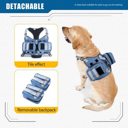 Tactical Dog Harness & Leash Set 🐕🛡️