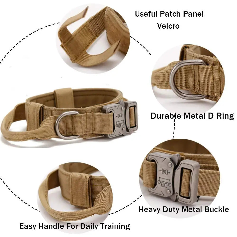 Tactical Nylon Dog Collar & Muzzle 🐕🛡️ k