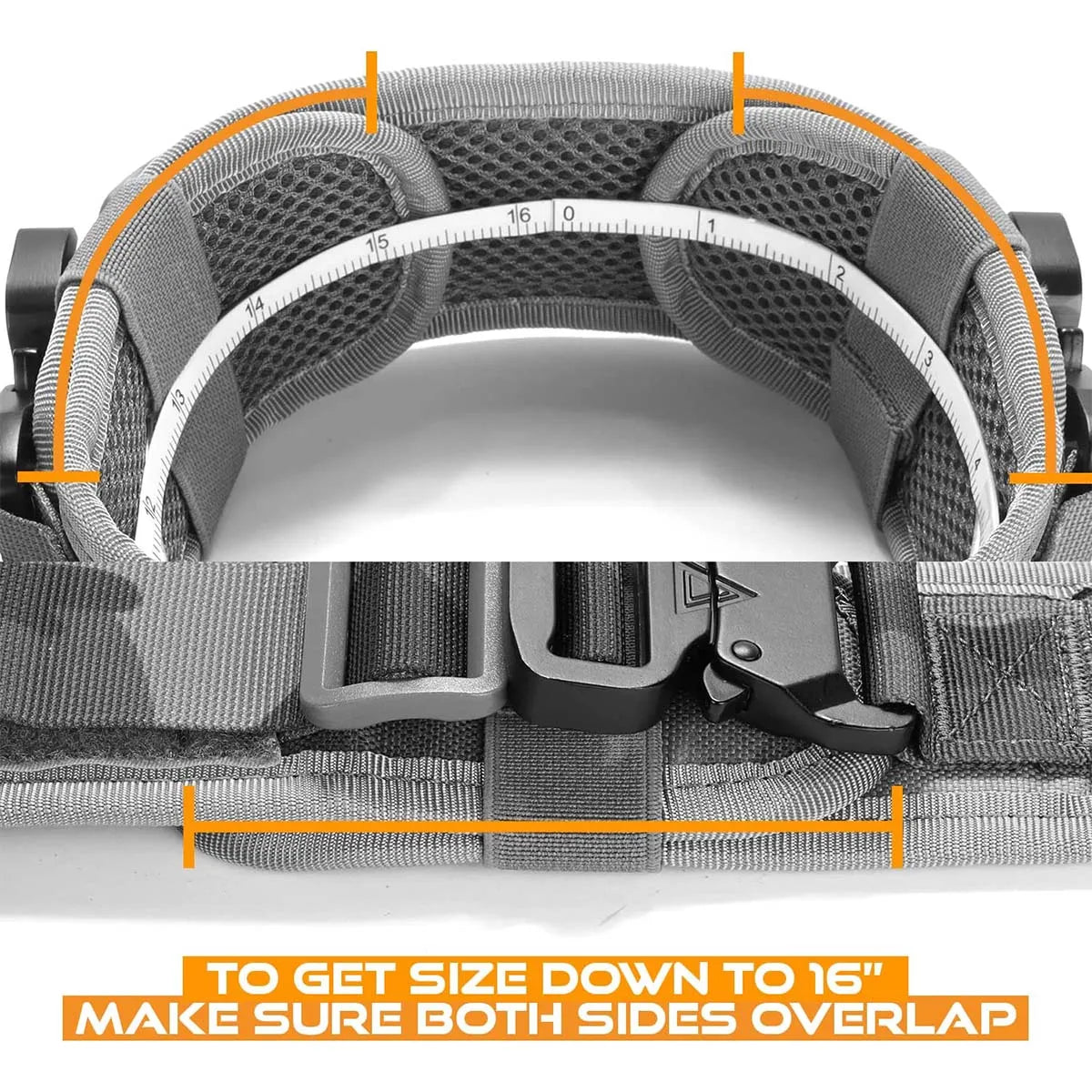 Military-Grade Tactical Dog Collar with Handle Heavy Duty Collar for Medium and Large Dogs Provides Ultimate Control