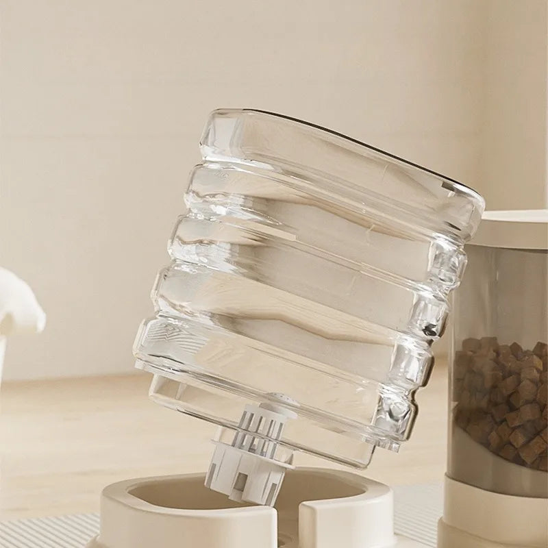 Gravity Pet Feeder and Water Dispenser Set Automatic Dog Feeder and Dog Water Dispenser for Dogs Cats Pets Animals Large Capaci