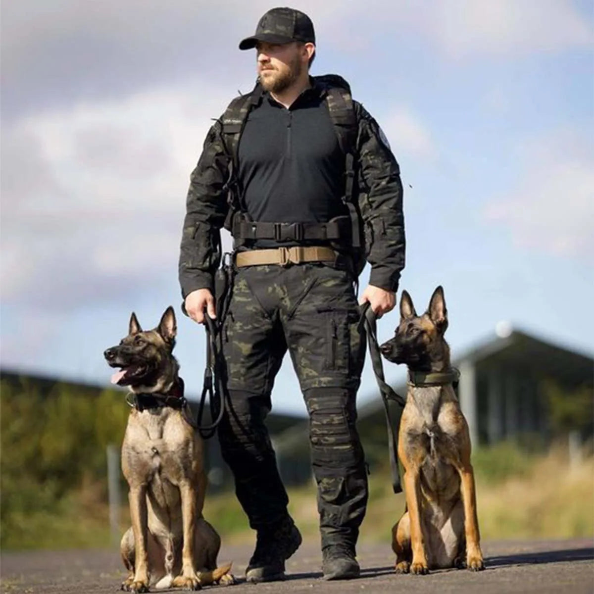 Military-Grade Tactical Dog Collar with Handle Heavy Duty Collar for Medium and Large Dogs Provides Ultimate Control