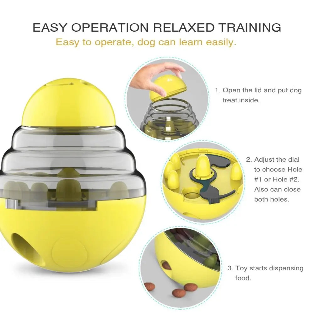 Brain Game Dog Interactive Treat Toy Food Maze Feeder Treat Dispenser Puppy Swing Leak Feeder Fun Challenges Puzzle