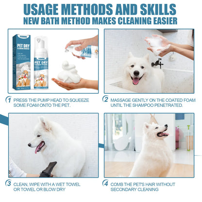 Pet Dry Shampoo Foam 🐶🐱🧴