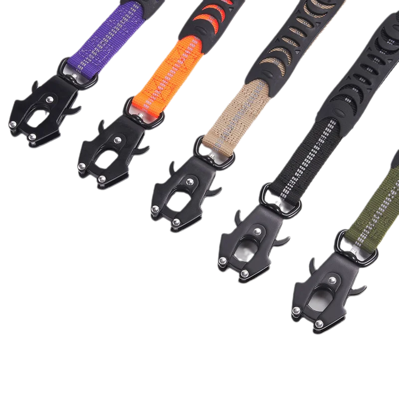 Military-Grade Tactical Dog Collar with Handle Heavy Duty Collar for Medium and Large Dogs Provides Ultimate Control