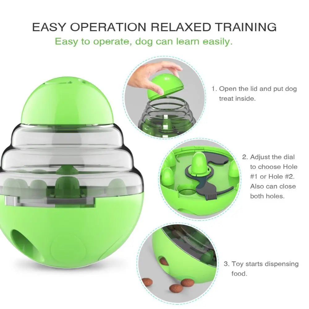 Brain Game Dog Interactive Treat Toy Food Maze Feeder Treat Dispenser Puppy Swing Leak Feeder Fun Challenges Puzzle