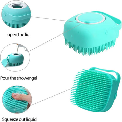 Soft Silicone Pet Bathing Brush