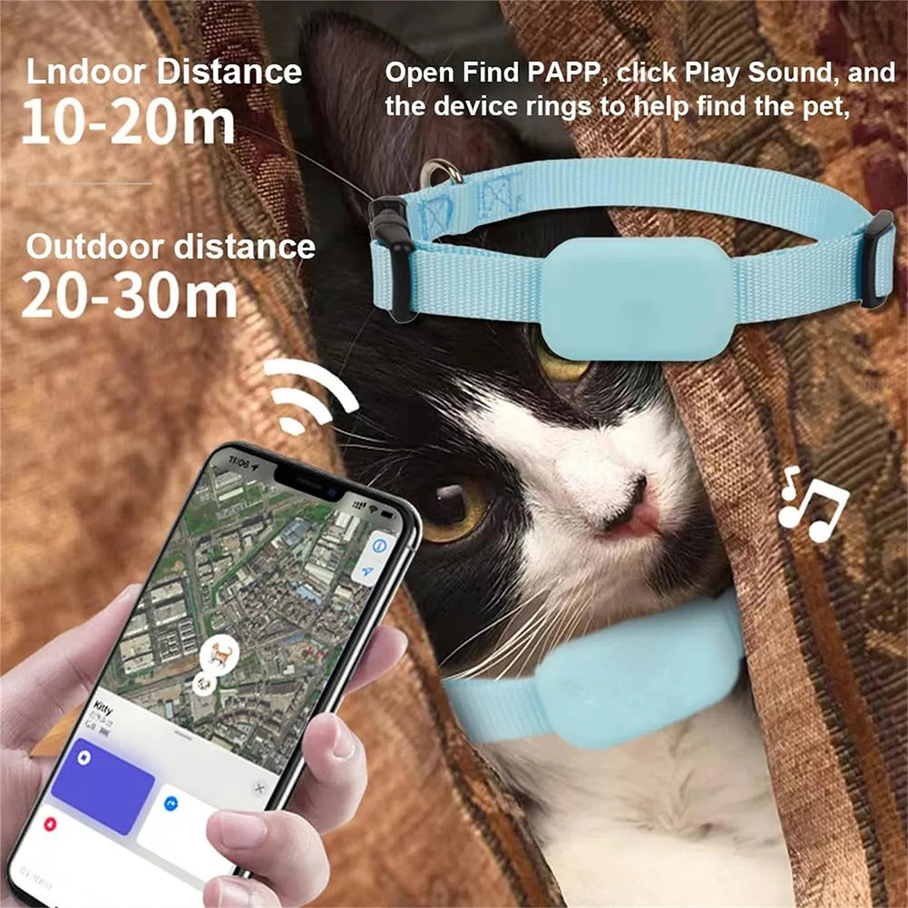 Pet Tracking Collar for Cats Kitten GPS Collar Safety Protection Long-Lasting Battery Pet Cat Locate Supplies Gps Cat dog Collar