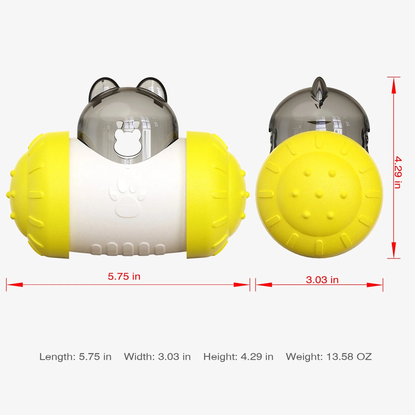 Dog Treat Dispensor Toy For Small Big Dogs Tumbler Interactive Toys Puppy Cat Slow Food Feeder Dispenser IQ Training Pet