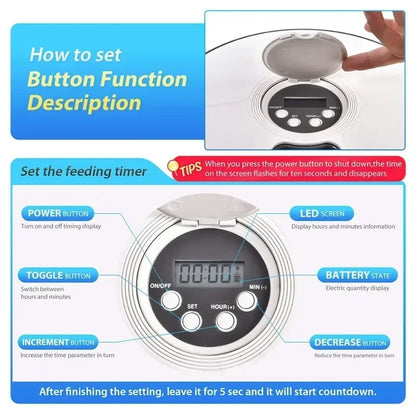 24H Automatic Pet Feeder 🐶🐱⏰