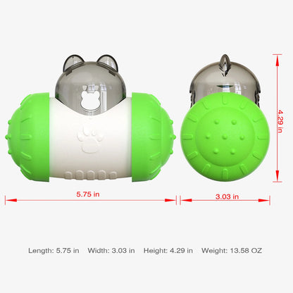 Dog Treat Dispensor Toy For Small Big Dogs Tumbler Interactive Toys Puppy Cat Slow Food Feeder Dispenser IQ Training Pet