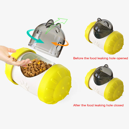 Dog Treat Dispensor Toy For Small Big Dogs Tumbler Interactive Toys Puppy Cat Slow Food Feeder Dispenser IQ Training Pet