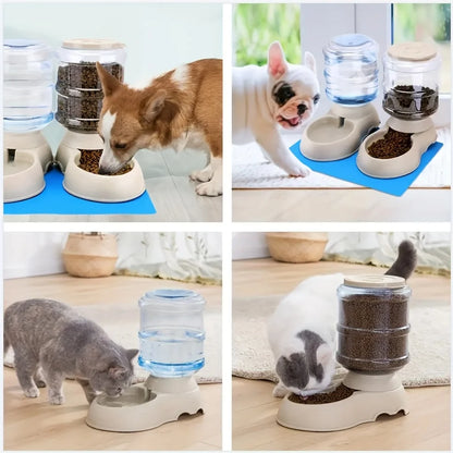 Automatic Water & Food Feeder 🐶🐱💧