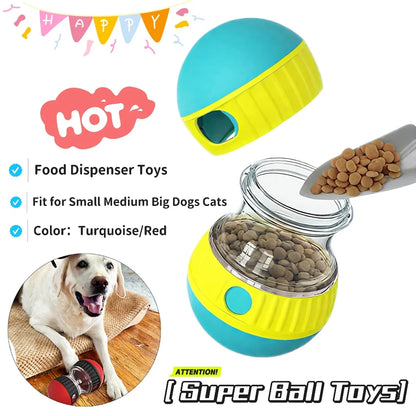 Pet Dog Treat Dispenser For Small Medium Large Dogs Interactive Indoor Improve IQ Training Dog Toys Labrador Chihuahua Product