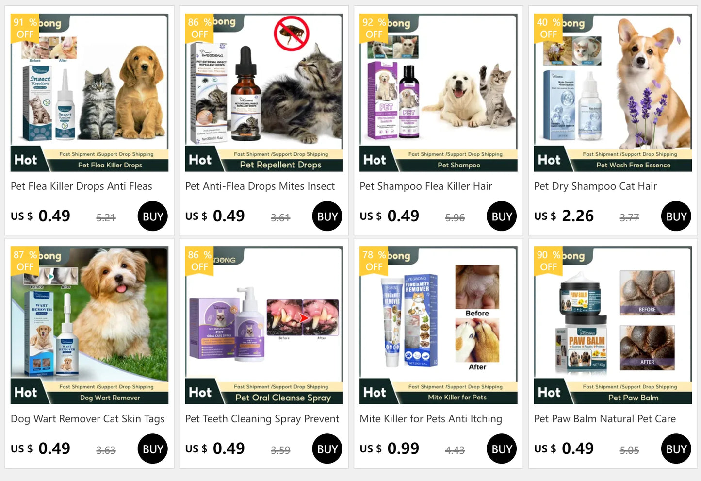 Pet Dry Shampoo Foam 🐶🐱🧴