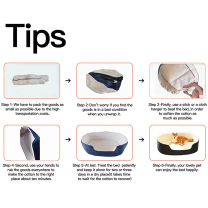 Pet Dog Bed Four Seasons Universal Big Size Extra Large Dogs House Sofa Kennel Soft Pet Dog Cat Warm Bed S-XXL Pet Accessories