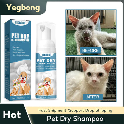 Pet Dry Shampoo Foam 🐶🐱🧴