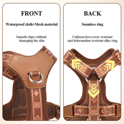 HP521-1--Classics Pet Dog Harness, Adjust with Durable Webbing, Anti-Deformation Alloy Ring, 4 Points Adjustable.