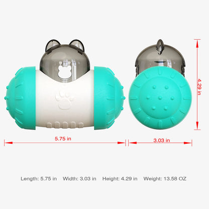 Dog Treat Dispensor Toy For Small Big Dogs Tumbler Interactive Toys Puppy Cat Slow Food Feeder Dispenser IQ Training Pet