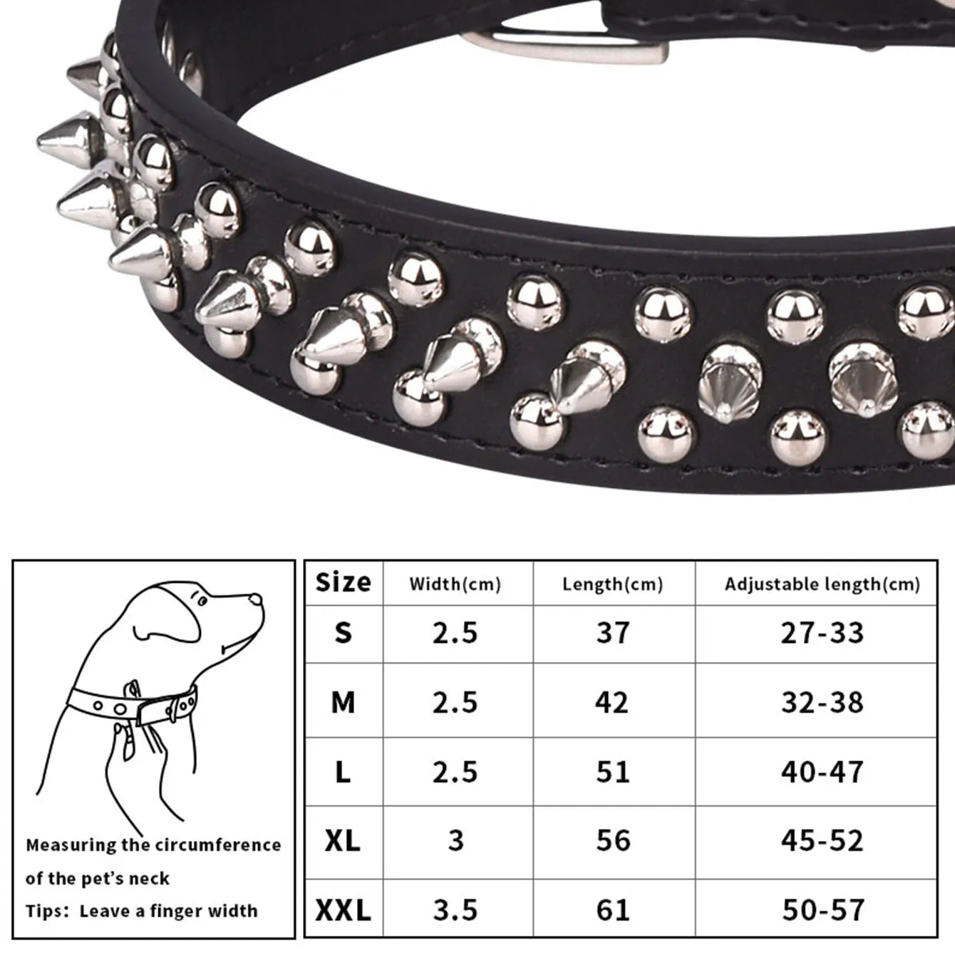 CP037--pet dog adjustable rivet collar,  anti-bite neck protect collar used of durable PU leather and rust resistant metal rivet
