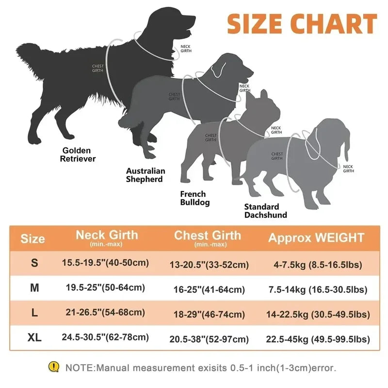 No Choke Dog Harness for Large Dogs No Pull Service Dog Vest with Reflective Strips and Control Handle Adjustable Comfortable